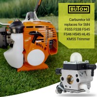 Butom Fs55R Fs45 Fs38 Carburetor For Stihl Hs45 Fs 38 Fs55 Fs 45 Fs46 Fs55Rc Fs55Rc Hl45 Fs46C Km55 Fs45C Fs55C Weed Eater Trimm