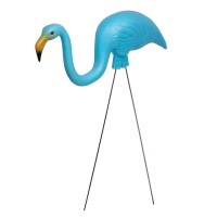 Andbird Plastic Flamingos Yard Ornament Set Of 2 Flamingo Lawn Ornaments Flamingo Garden Yard Wstakes For Home And Outdoor