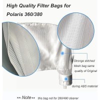 2 Pack Bag Replacement Fits For Polaris 360 380 Pool Cleaner All Purpose Filter Bag For Polaris Filter Bag