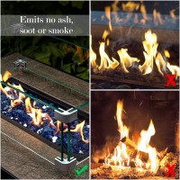 Gaspro 10 Lbs Fire Glass For Propane Fire Pit 12Inch Reflective Fireplace Glass Rocks For Fire Pit Table Cobalt Blue