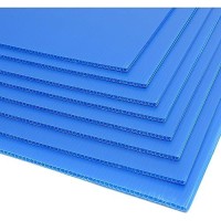 8 Pack Corrugated Plastic Yard Signs 24X36 For Outdoor  Open House  Birthday  Lawn  Foam Poster Board With 4Mm Blank Surface (Blue)