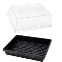 Thick Plastic 3Set Strong Seed Starter Trays With 5 Humidity Domes For Seed Starting Germination Seedling Propagation P