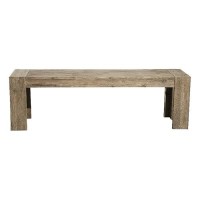 Seashore Dining Bench  Antique Natural