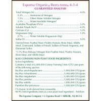 Espoma Organic Berrytone 434 Natural Organic Fertilizer And Plant Food For All Berries 4 Lb Bag Use For Planting Feedi