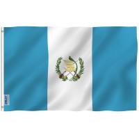 Anley Fly Breeze 3X5 Foot Guatemala Flag Vivid Color And Fade Proof Canvas Header And Double Stitched Guatemalan Country F