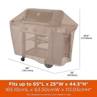 Modern Leisure 2938 Chalet 4 Burner Grill Outdoor Cover 65 L X 25 D X 445 H Waterresistant Medium Beige