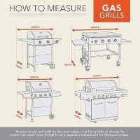 Modern Leisure 2938 Chalet 4 Burner Grill Outdoor Cover 65 L X 25 D X 445 H Waterresistant Medium Beige