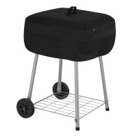 Modern Leisure 2974 Basics Walkabout Charcoal Grill Cover 215 L X 215 D X 145 H Inches Waterresistant Black