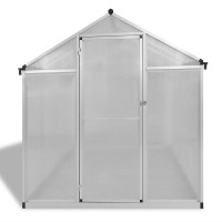vidaXL Reinforced Aluminium Greenhouse with Base Frame 495ft 41317