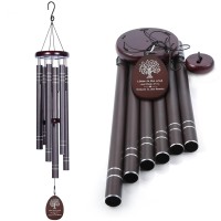 Large Wind Chimes Outside Deep Tone 42 Memorial Wind Chimes For Loss Of A Loved One Big Sympathy Wind Chimes Outdoor Decor For