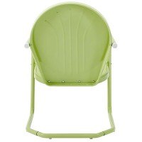 Crosley Furniture Co1001A-Kl Griffith Retro Metal Outdoor Chair, Key Lime