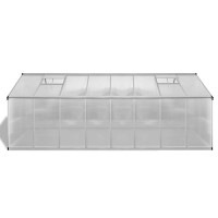 vidaXL Greenhouse Aluminum 189.4