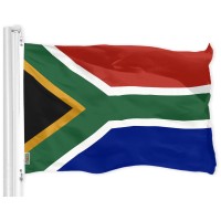 G128 South Africa South African Flag 3X5 Ft Liteweave Pro Series Printed 150D Polyester Country Flag Indooroutdoor Vibr