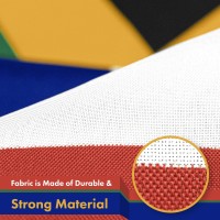 G128 South Africa South African Flag 3X5 Ft Liteweave Pro Series Printed 150D Polyester Country Flag Indooroutdoor Vibr