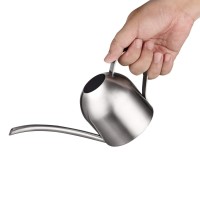 Imeea Small Watering Can For Indoor Plants Stainless Steel Bonsai Watering Can Mini Metal Watering Can 15Oz450Ml