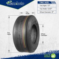 Maxauto 2 Pcs 13X5006 Turf Tires For Lawn Mower 4Pr Tubeless