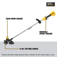 Dewalt String Trimmer Dcst925 And Dcbl720 Combo Kit Dcko975M1