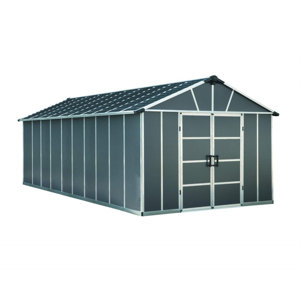 Palram Canopia Yukon S 11 X 21 Shed Gray