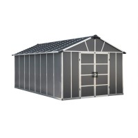 Palram Canopia Yukon S 11 X 17 Shed Gray