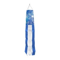 Briarwood Lane Snowflakes Winter Windsock Let It Snow 50 L