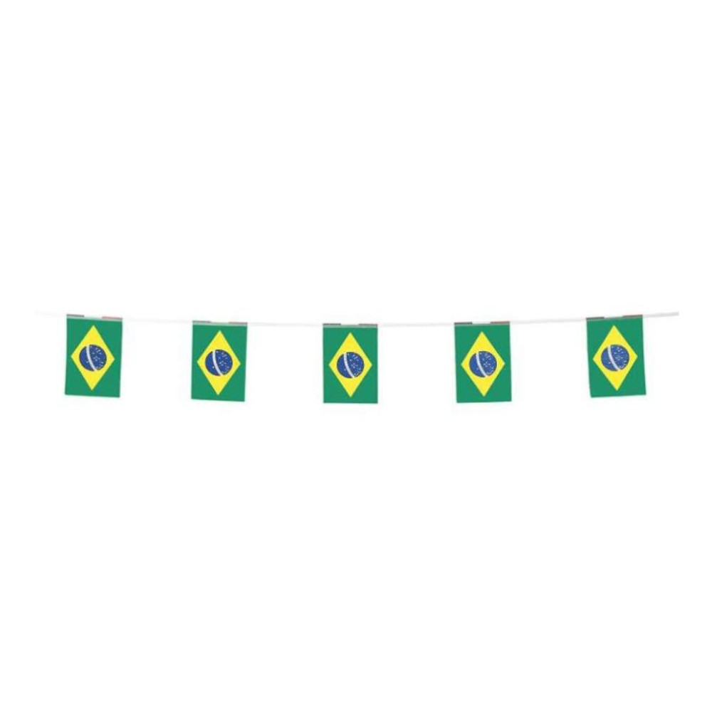 Brazil Flags Brazilian Small String Flag Banner Mini National Country World Flags Pennant Banners For Party Events Classroom Gar