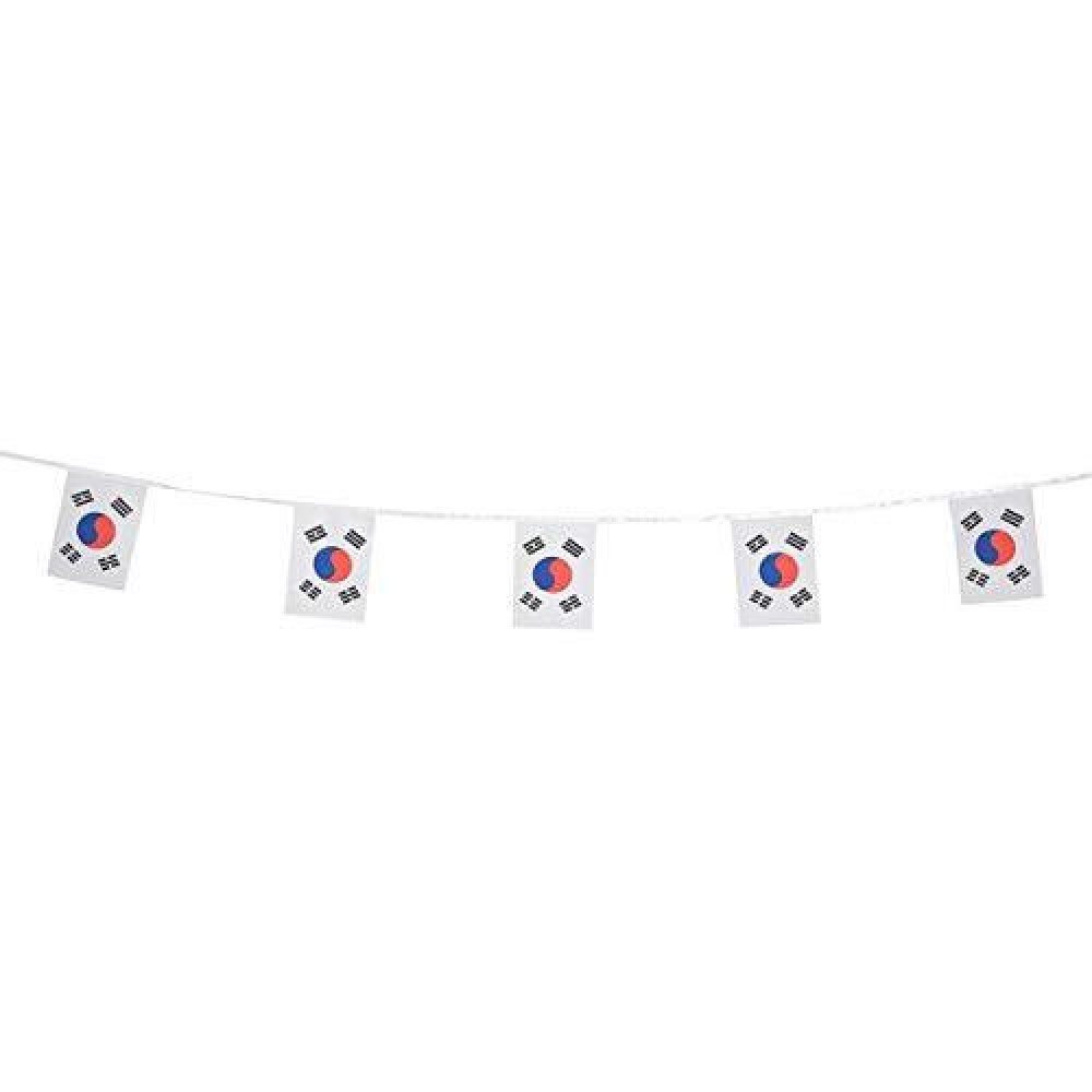 South Korea Flags Korean Small String Flag Banner Mini National Country World Flags Pennant Banners For Party Events Classroom G