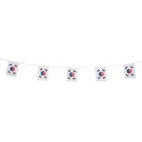 South Korea Flags Korean Small String Flag Banner Mini National Country World Flags Pennant Banners For Party Events Classroom G