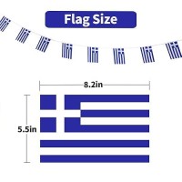 Greece Flags Greek Small String Flag Banner Mini National Country World Flags Pennant Banners For Party Events Classroom Garden