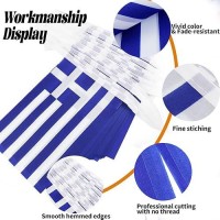 Greece Flags Greek Small String Flag Banner Mini National Country World Flags Pennant Banners For Party Events Classroom Garden