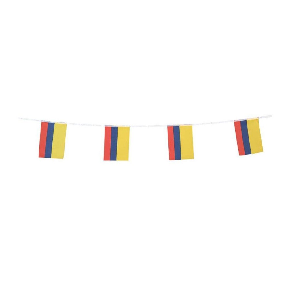 Colombia Flags Colombian Small String Flag Banner Mini National Country World Flags Pennant Banners For Party Events Classroom G