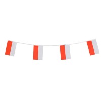 Poland Flags Polish Small String Flag Banner Mini National Country World Flags Pennant Banners For Party Events Classroom Garden