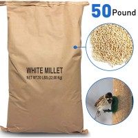 Easygo Product White Millet Wild Bird Food 50 Lb