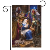 Holy Family Christmas Garden Flag Nativity Religious 125 X 18 Briarwood Lane