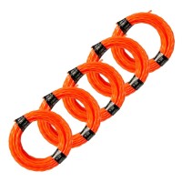 Ego Power Al2420P Precut 0095Inch Twisted Line 5Pack For Ego 56Volt 15Inch Trimmer Multihead String Trimmer Attachme