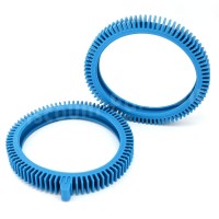 2 Pack 896584000143 Blue Front Tire Kit With Super Hump Replacement For Hayward Poolvergnuegen Select Pool Cleaners