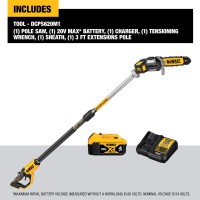 Dewalt 20V Max Xr Pole Saw 15Foot Reach Dcps620M1