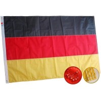 Germany Flag Heavy Duty 3X5 Ft Premium Longest Lasting Oxford Nylon German Flag The Best Deutschland Flagge Superior Triple Stit