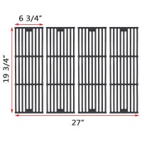 Ggc Grill Grates Replacement For Chargriller 3001 5050 3008 3030 3725 4000 5252 King Griller 3008 5252 And Others 4 Pcs