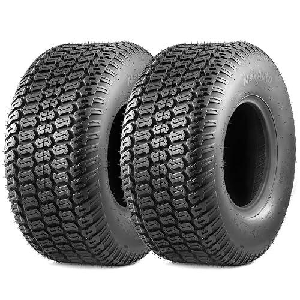 Maxauto 18X7.50-8 18X7.5X8 Turf Saver Lawn Mower Tire 4Pr  Set Of 2