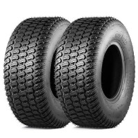 Maxauto 18X6.50-8 18X6.5X8 Turf Saver Lawn Mower Golf Cart Tire 4Pr  Set Of 2