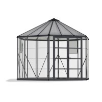 Palram Canopia Oasis Greenhouse 10 X 12 X 9 Gray