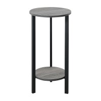 Graystone 31 Inch 2 Tier Plant Stand