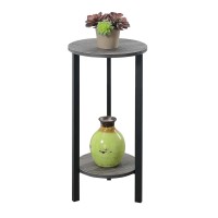 Graystone 31 Inch 2 Tier Plant Stand