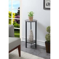 Graystone 31 Inch 2 Tier Plant Stand