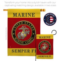 Us Marine Corps Garden Flags Home Decor Usmc Semper Fi Official Armed Forces Memorabilia Banner United State Wall Tapestry Ameri