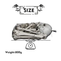 Mokry Party Bag Of Bones Halloween Life Size Skeleton Skull For Decoration And Spooky Graveyard 28 Pcs