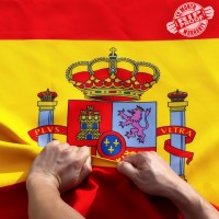 Anley Ripproof Double Sided 3Ply Spain Flag 3X5 Ft Canvas Header And Wrinkle Resistant The Longest Lasting Spainish Nation