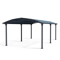 Palram Canopia Arcadia 6400 Carport 12 X 21 Bronzegray