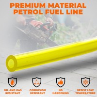 4 Sizes Petrol Fuel Gas Line Pipe Hose Tubing For String Trimmer Chainsaw Blower Lawn Mower And Other Power Tools For 2 Cycle En