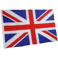 Rhungift Outdoor Heavy Duty British Flag 3X5 Ft Premium Quality Oxford Nylon 210D Union Jack Flags Double Stitching Lock Unite